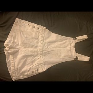 White short overalls